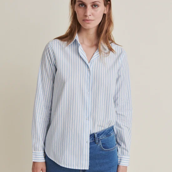 Aya shirt shirts ba496 01 687 birch alaskan blue 1 1650x crop center