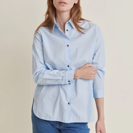 Vilde classic shirt shirts ba416 23 114 cashmere blue 1650x crop center